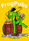 Frog Pubs logo.