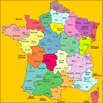 France administrative map thumbnail image