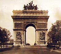 Arc de Triomphe, early 1900s
