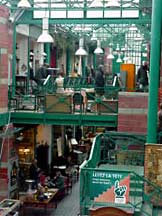 Inside St-Ouen flea market