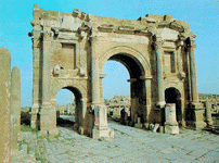 Trajan Arch in Timgad, Algeria