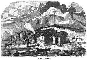 Engraving of Hope Cottage.