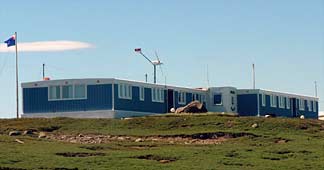 La Residence, home of Kerguelen's district chief, CNES and Meteo-France personnel.