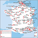 France map of cities