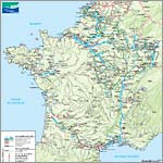 French waterways map