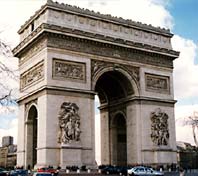 Modern-day Arc de Triomphe