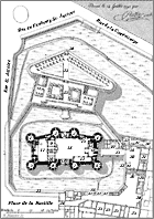 Aerial view of the Bastille complex