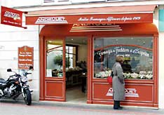 Androuet cheese shop on rue Daguerre